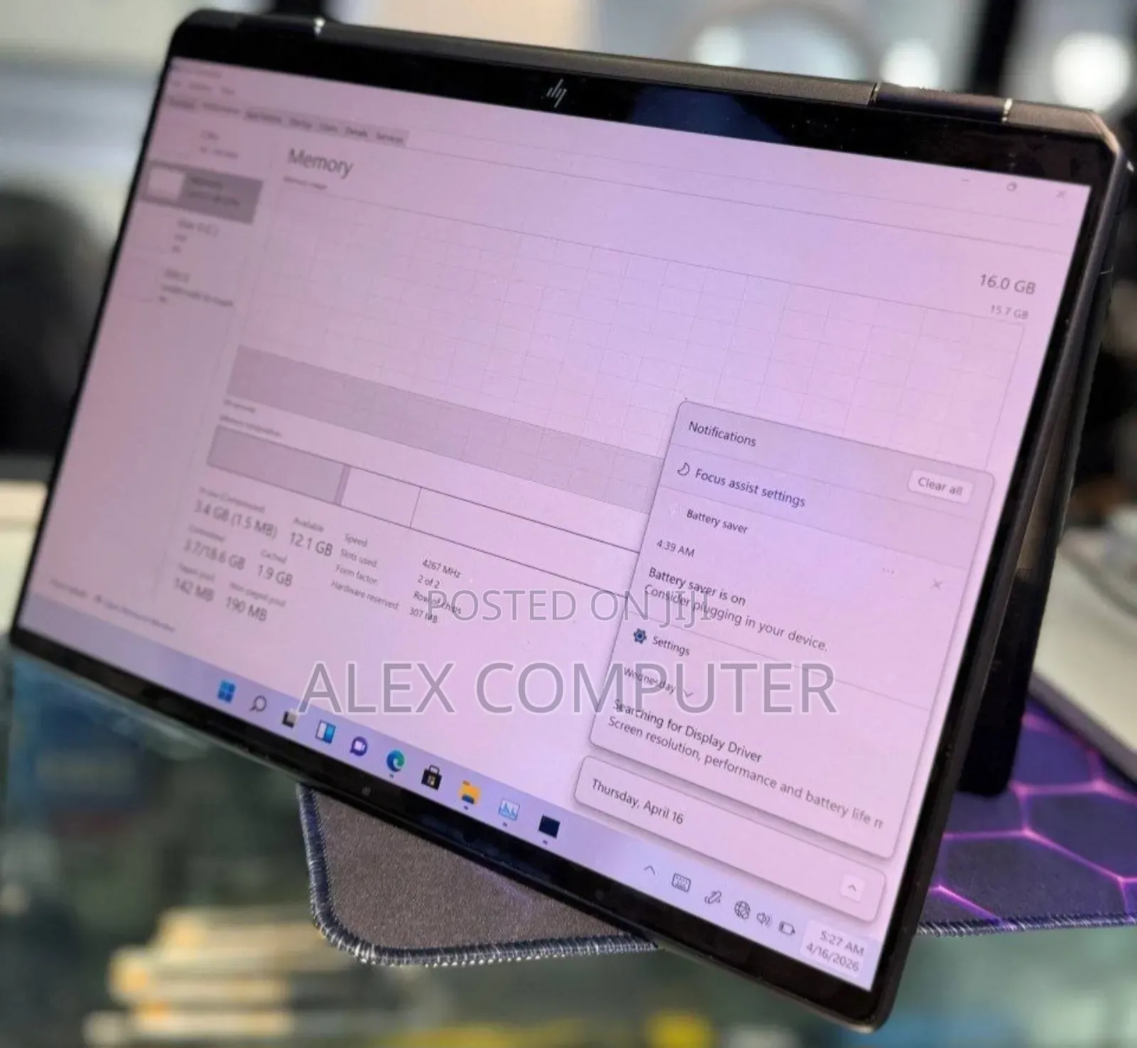 New Laptop HP Spectre X360 13 16GB Intel Core i7 SSD 1T