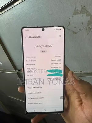 Samsung Galaxy Note 20 256 GB Gold