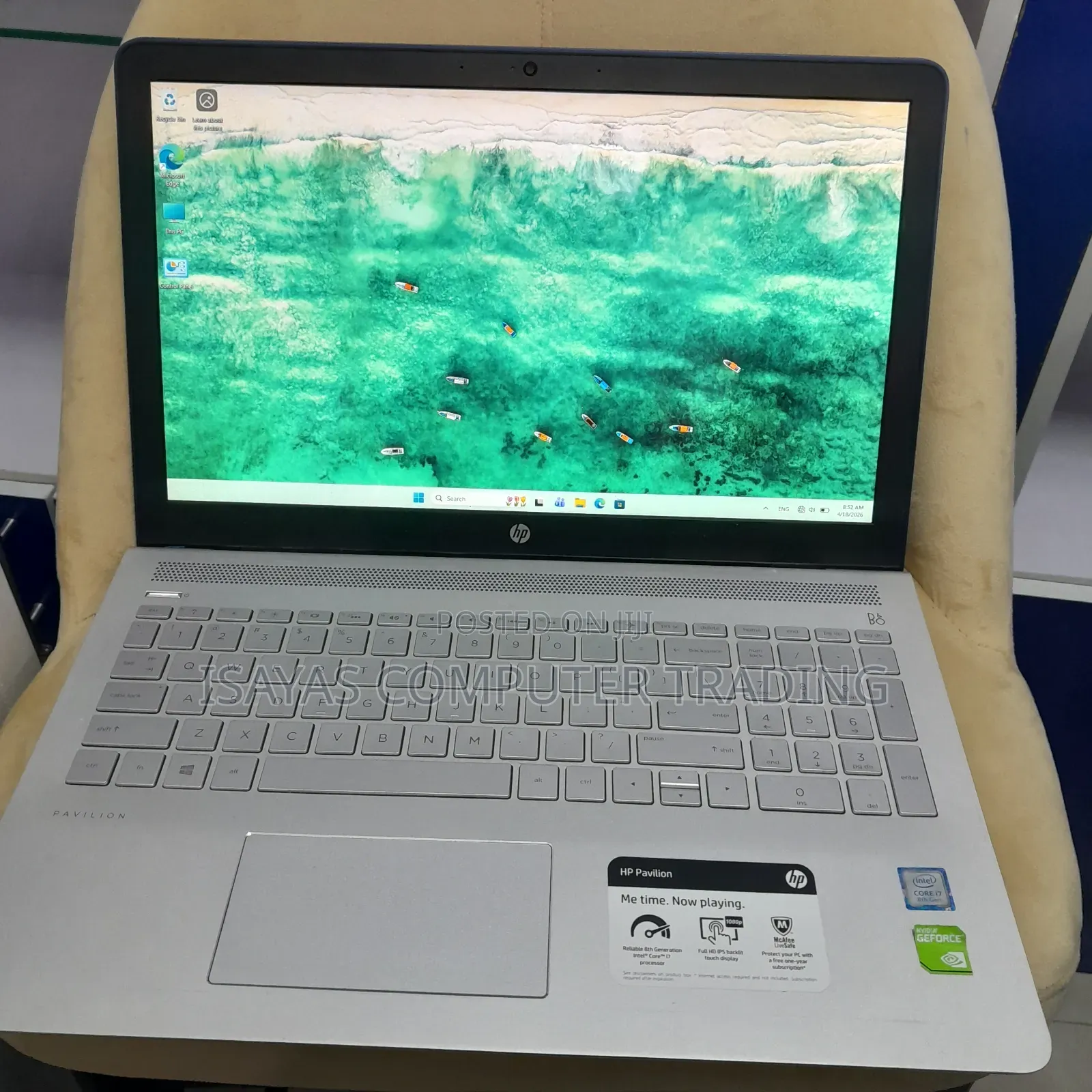 New Laptop HP Pavilion 15 16GB Intel Core i7 SSD 512GB