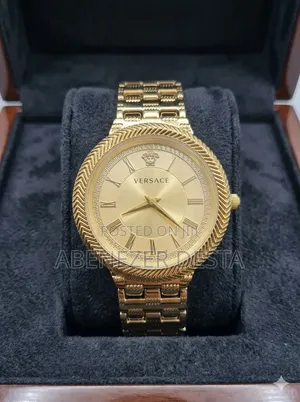 Versace Gold-Tone Luxury Ladies' Watch From Versace.