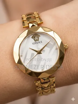 Versace Idyia Women's Watch Featuring a Mother-of-Pearl Dial