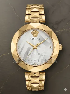 Versace Idyia Women's Watch Featuring a Mother-of-Pearl Dial