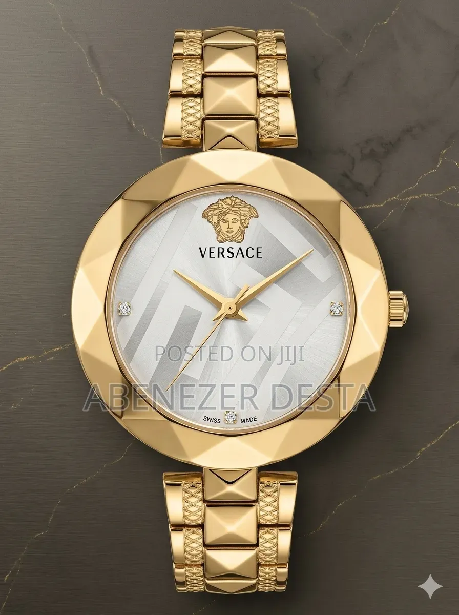 Versace Idyia Women's Watch Featuring a Mother-of-Pearl Dial