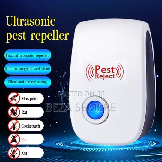Ultra Sonic Pest Repeller በረሮ ቢንቢ He57