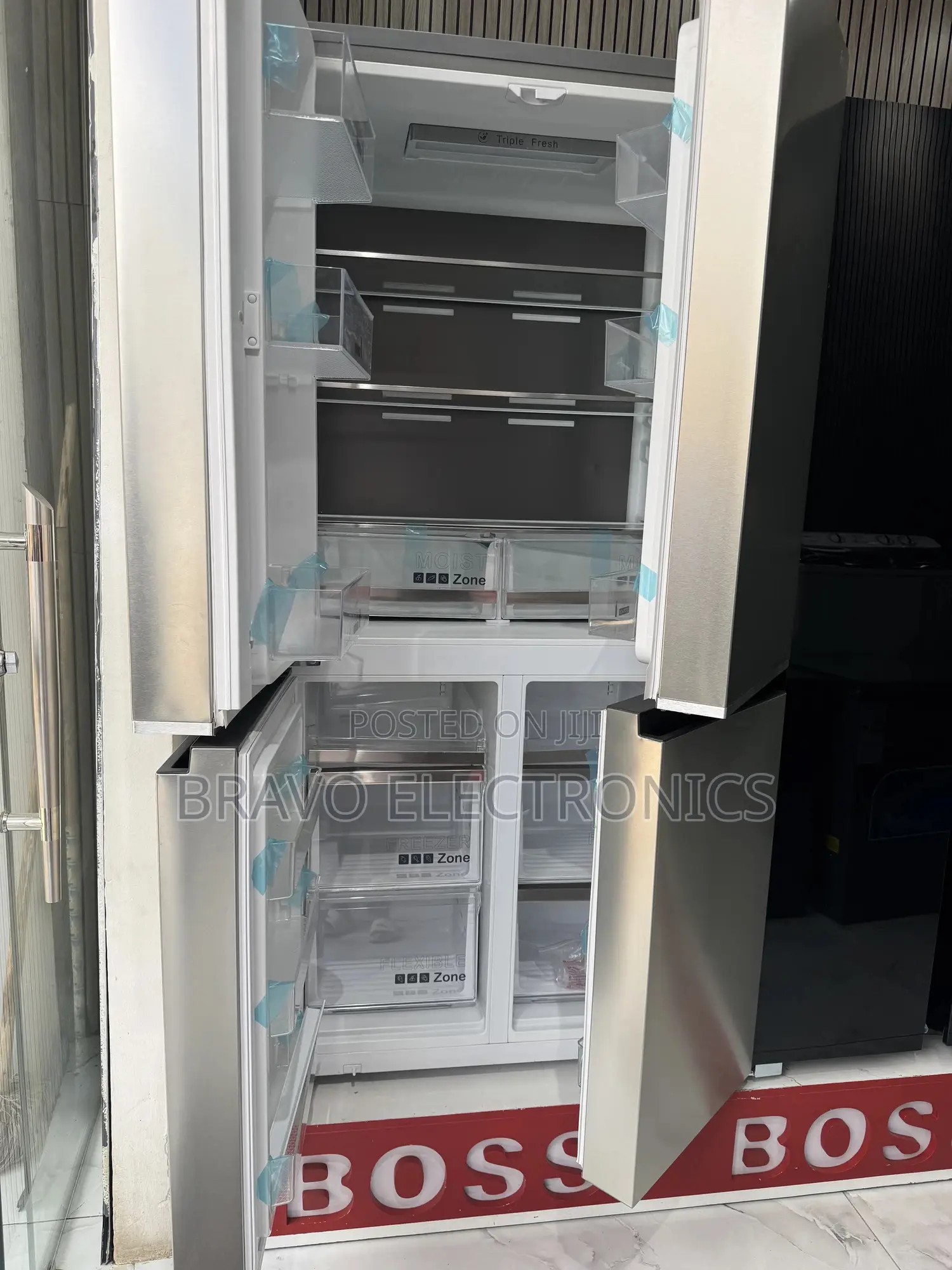 Boss 4 Door Digital Refrigerator | Large Capacity Smart Cooling