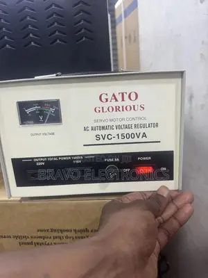 Gato Glorious 1500w Stabilizer | Original Servo Motor Voltag Protector