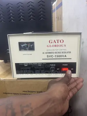 Gato Glorious 1500w Stabilizer | Original Servo Motor Voltag Protector