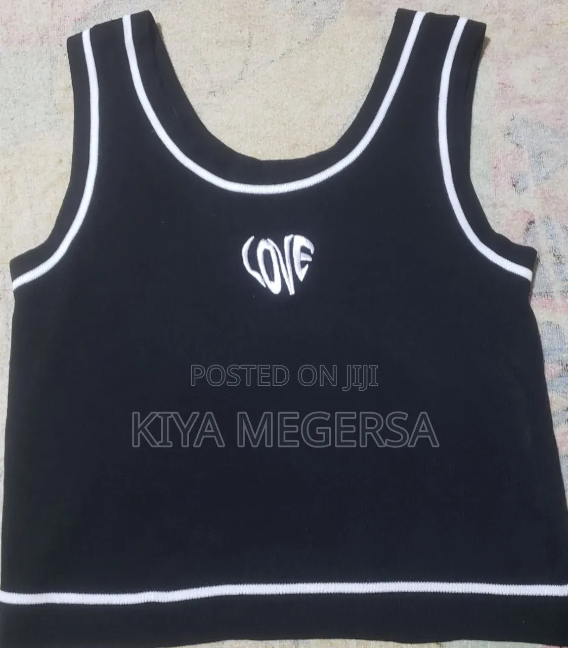 Crop Crops Sleeveless T-Shirt