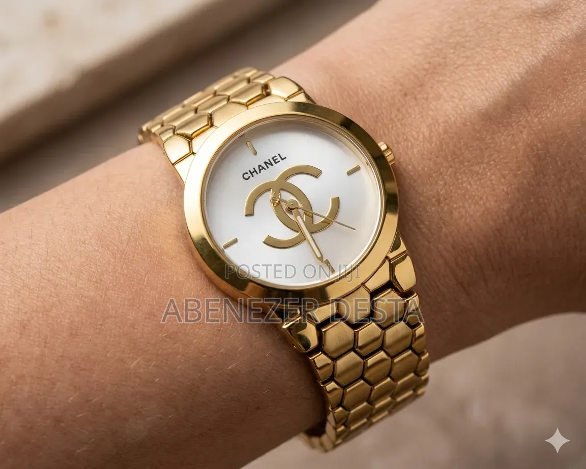 Gold-Tone Wristwatch Is a Chanel Branded Fashion Accessory
