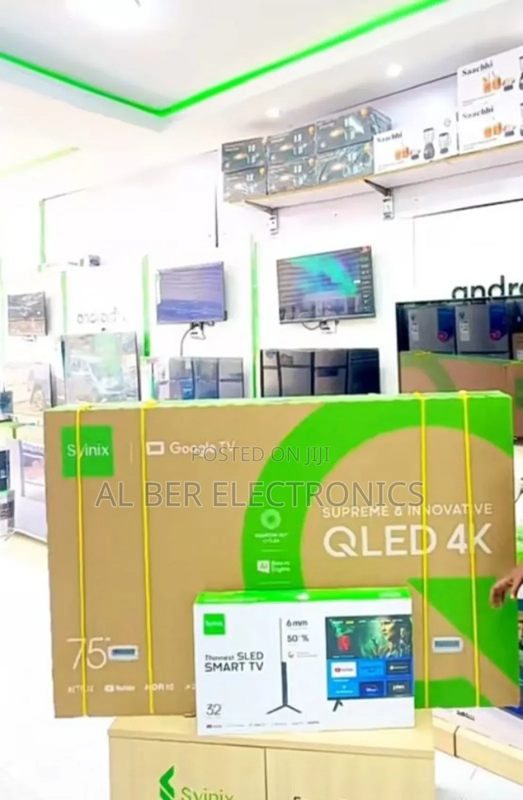 75" Syinix Qled Google Tv – Brand New | 2026 Model | Best Price