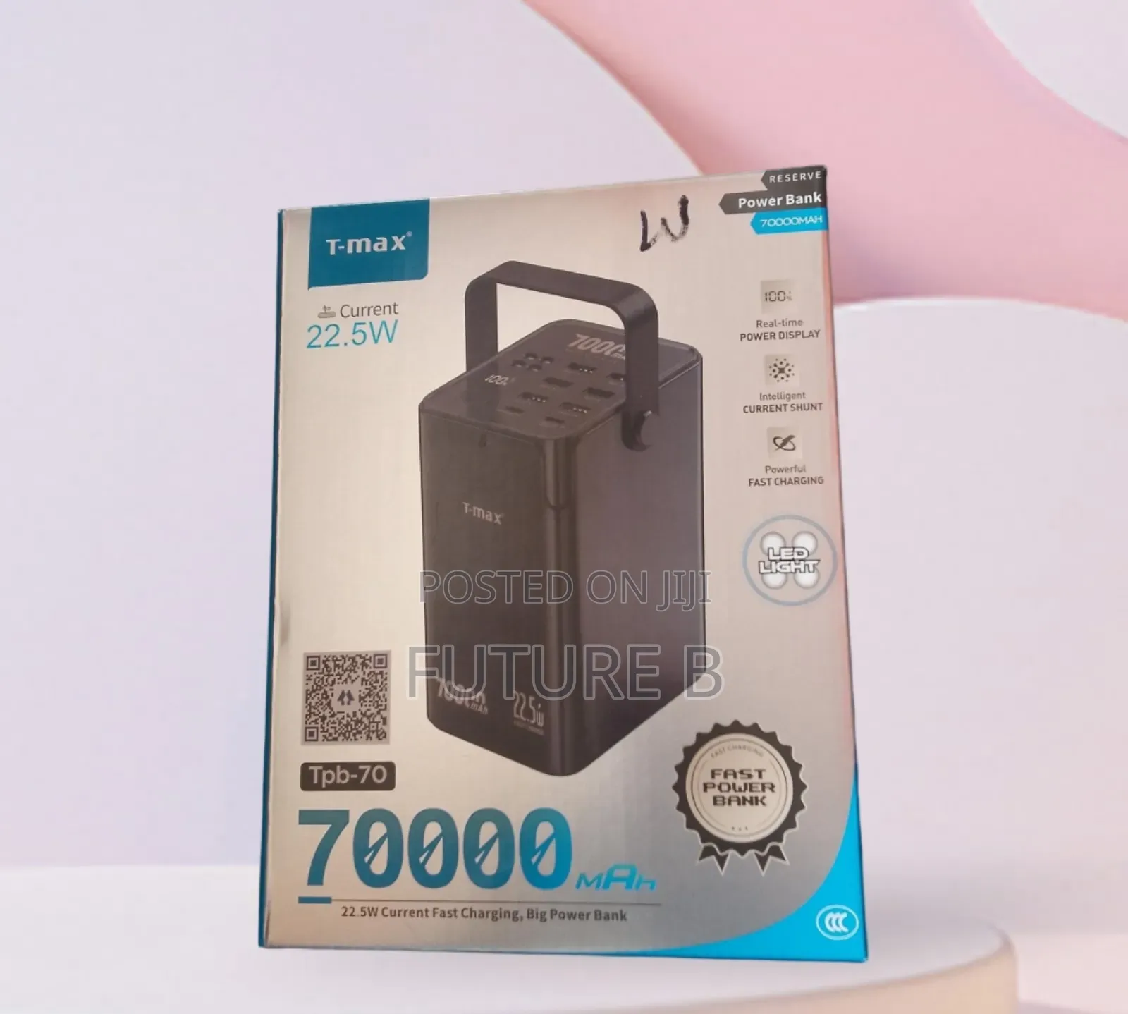 T- Max 70000mah Powerbank : Ultimate Outdoor Companion.
