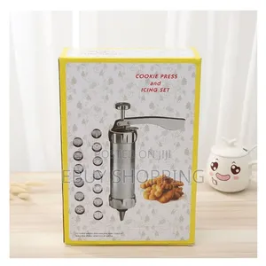 Rust-Resistant Stainless Steel Cookie Pastry Press Set
