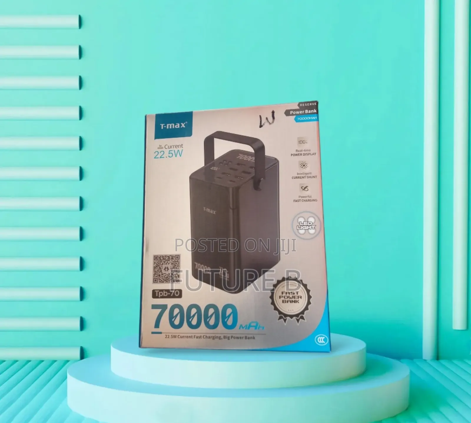 T- Max 70000mah Powerbank : Emergency Power Backup.