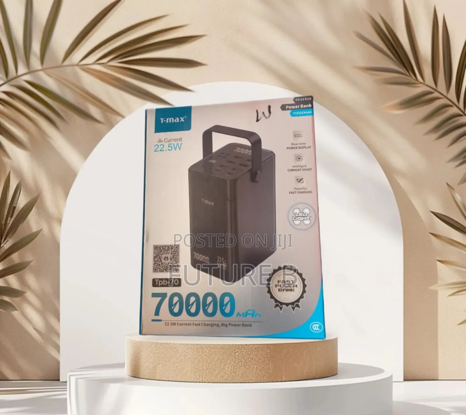 T- Max Powerbank 70000mah : High-Speed Charging Power.