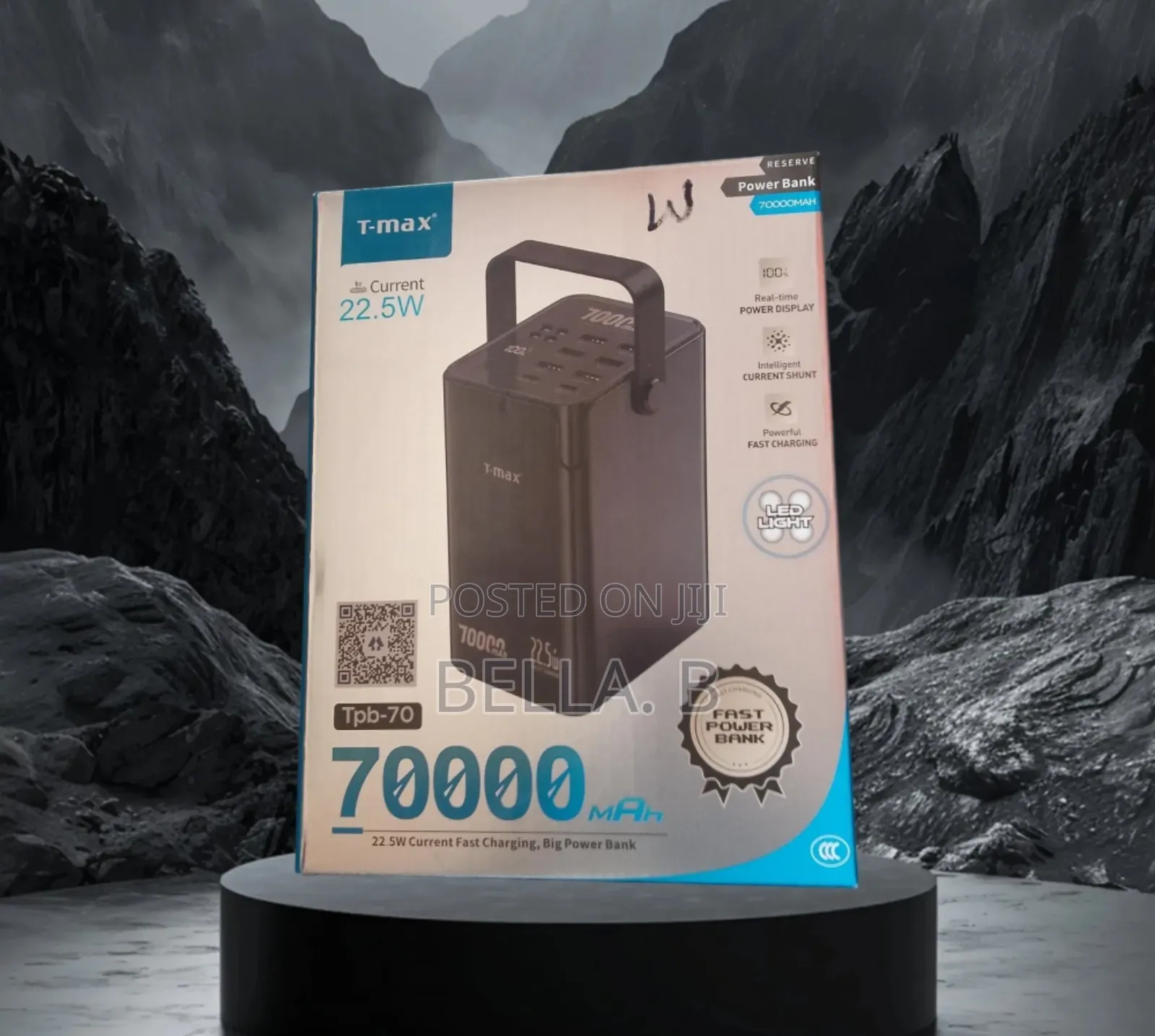 T- Max Powerbank 70000mah : Maximum Capacity, Maximum Convenience.