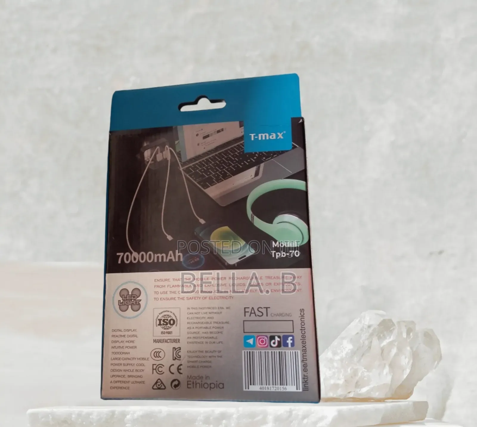 T - Max 70000mah Powerbank : One Charge, Multiple Days.