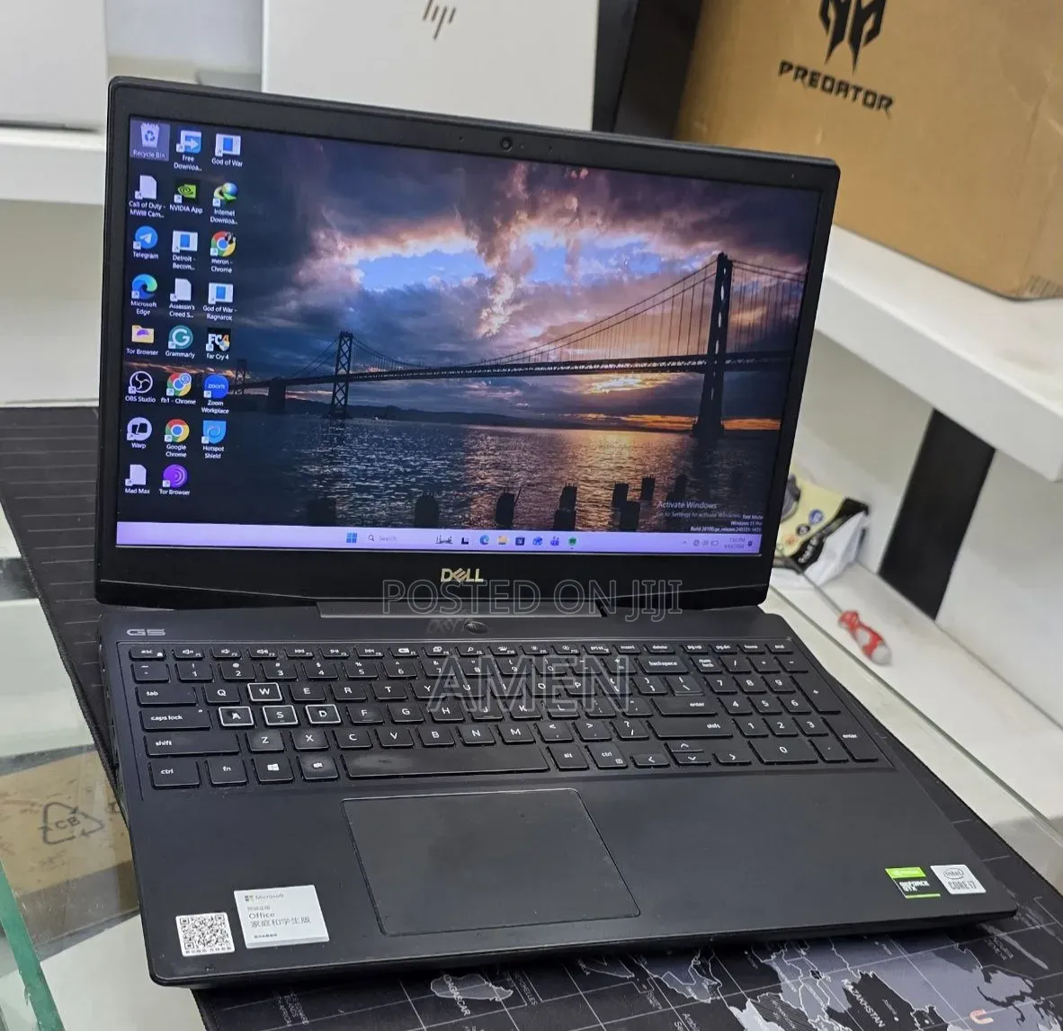 New Laptop Dell G15 5511 32GB Intel Core i7 SSD 512GB
