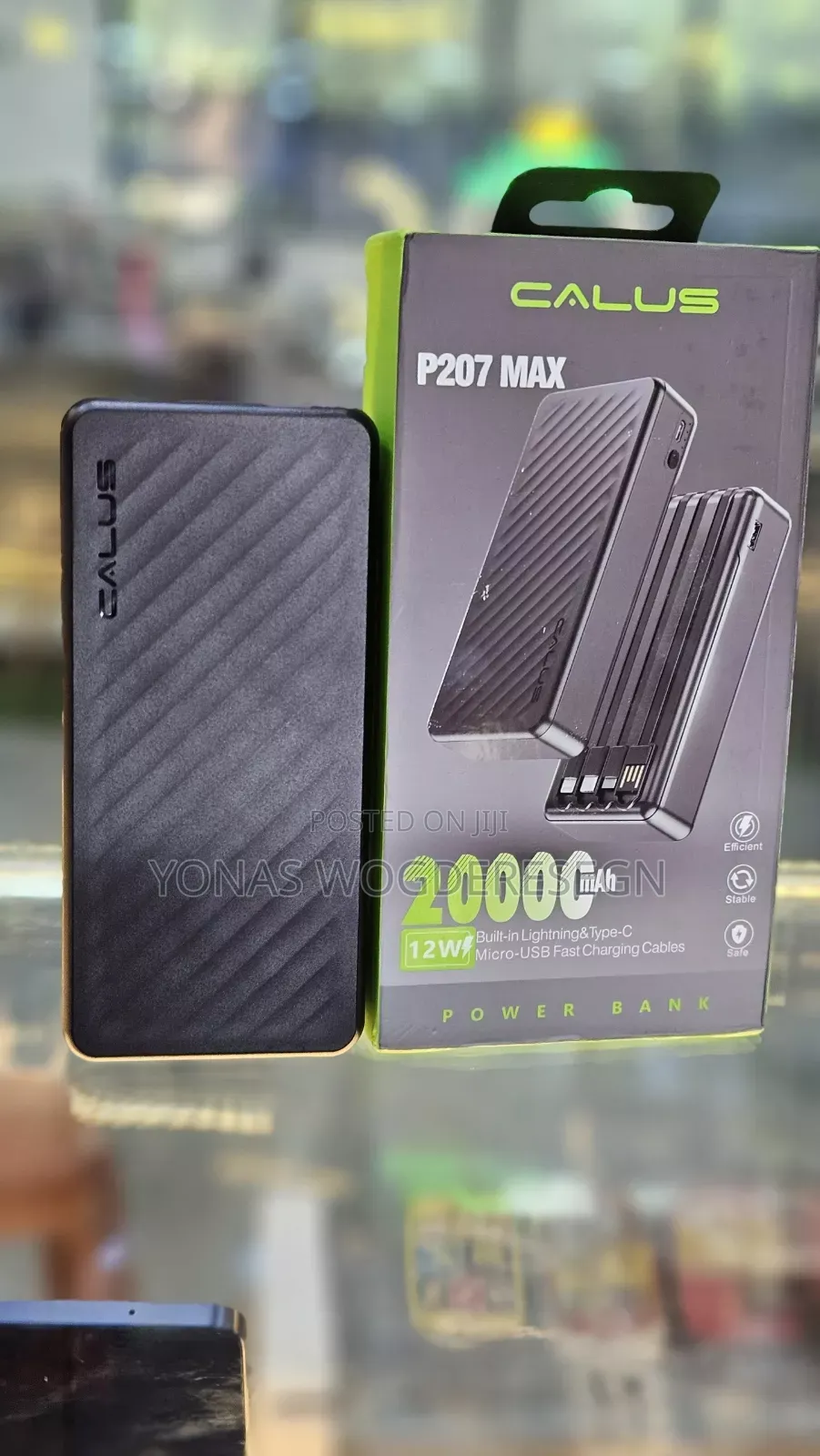 Calus P207 Max Power Bank – 20,000mah Fast Charging Portable Battery