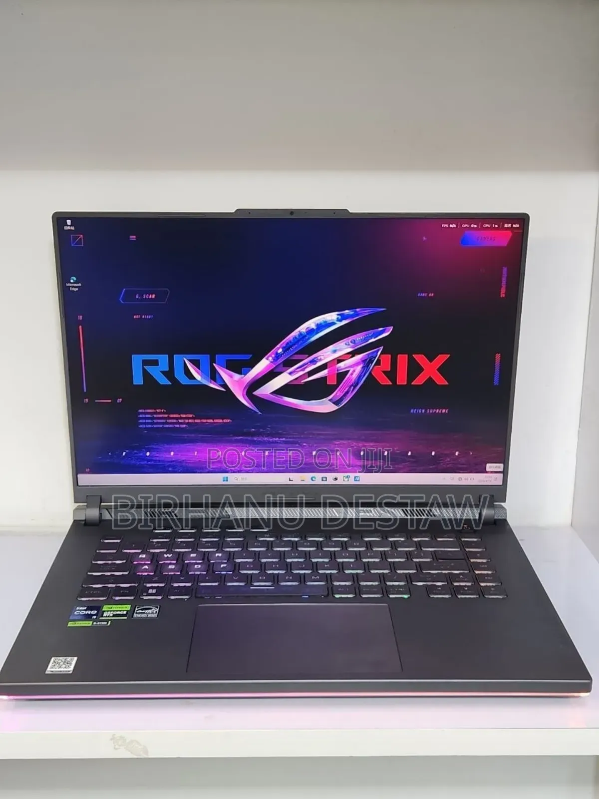 New Laptop Asus ROG Strix G16 G614 16GB Intel Core i9 SSD 1T