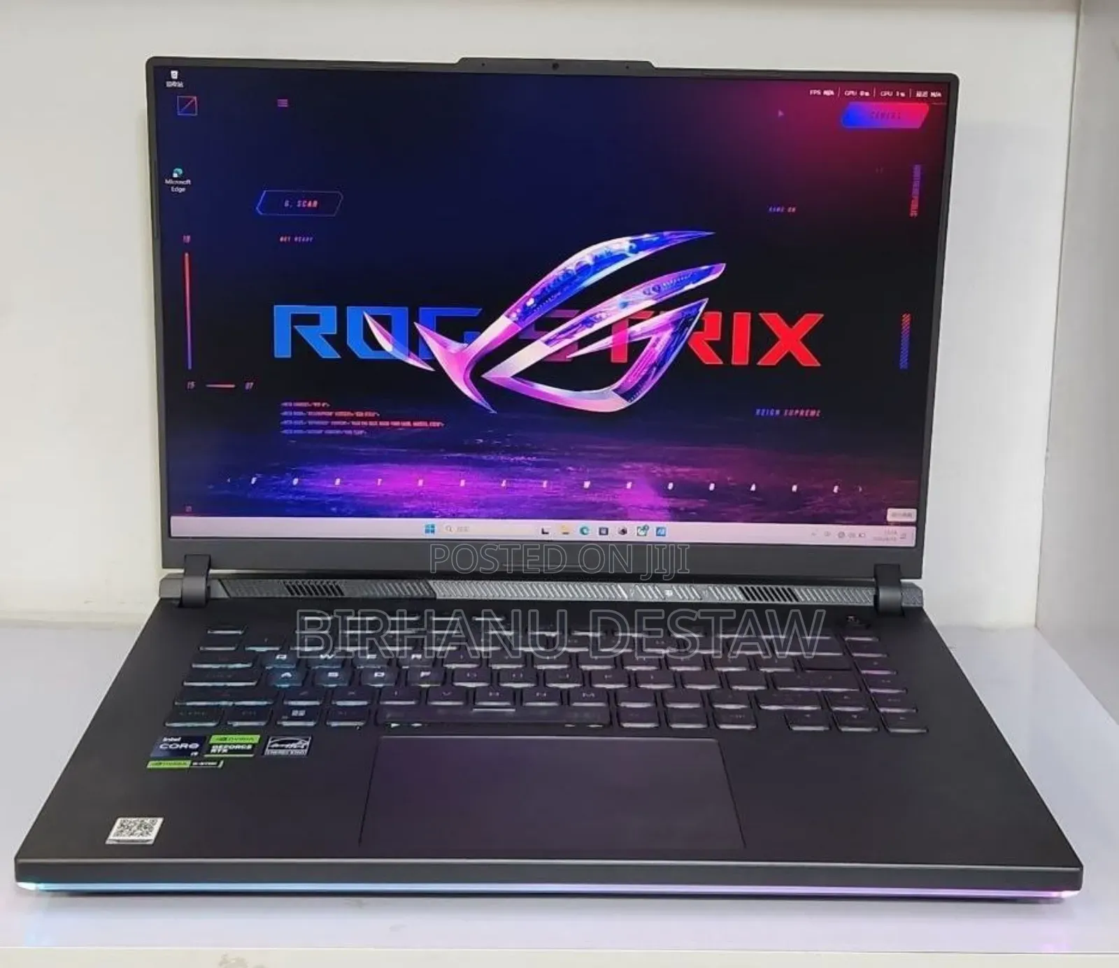 New Laptop Asus ROG Strix G16 G614 16GB Intel Core i9 SSD 1T