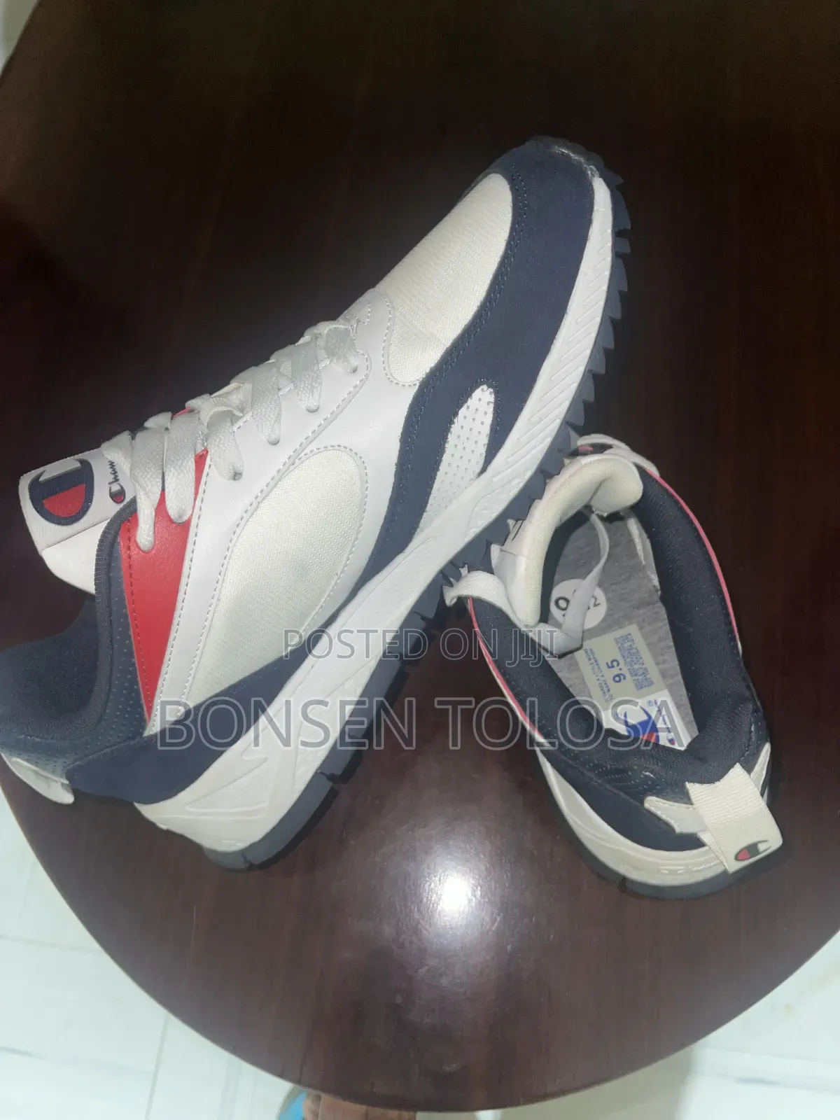 Champion Retro Low Sneakers Trainers Sports Men Shoes White/Navy/Red