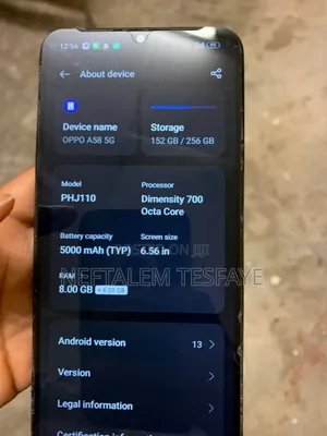Oppo A58 4G 128 GB Black