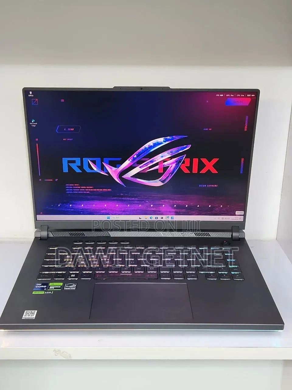 New Laptop Asus ROG Strix G15 16GB Intel Core i9 SSD 1T