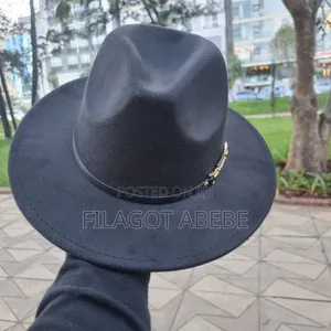 Cowboy Black Color Hat . Available in Different on Hand