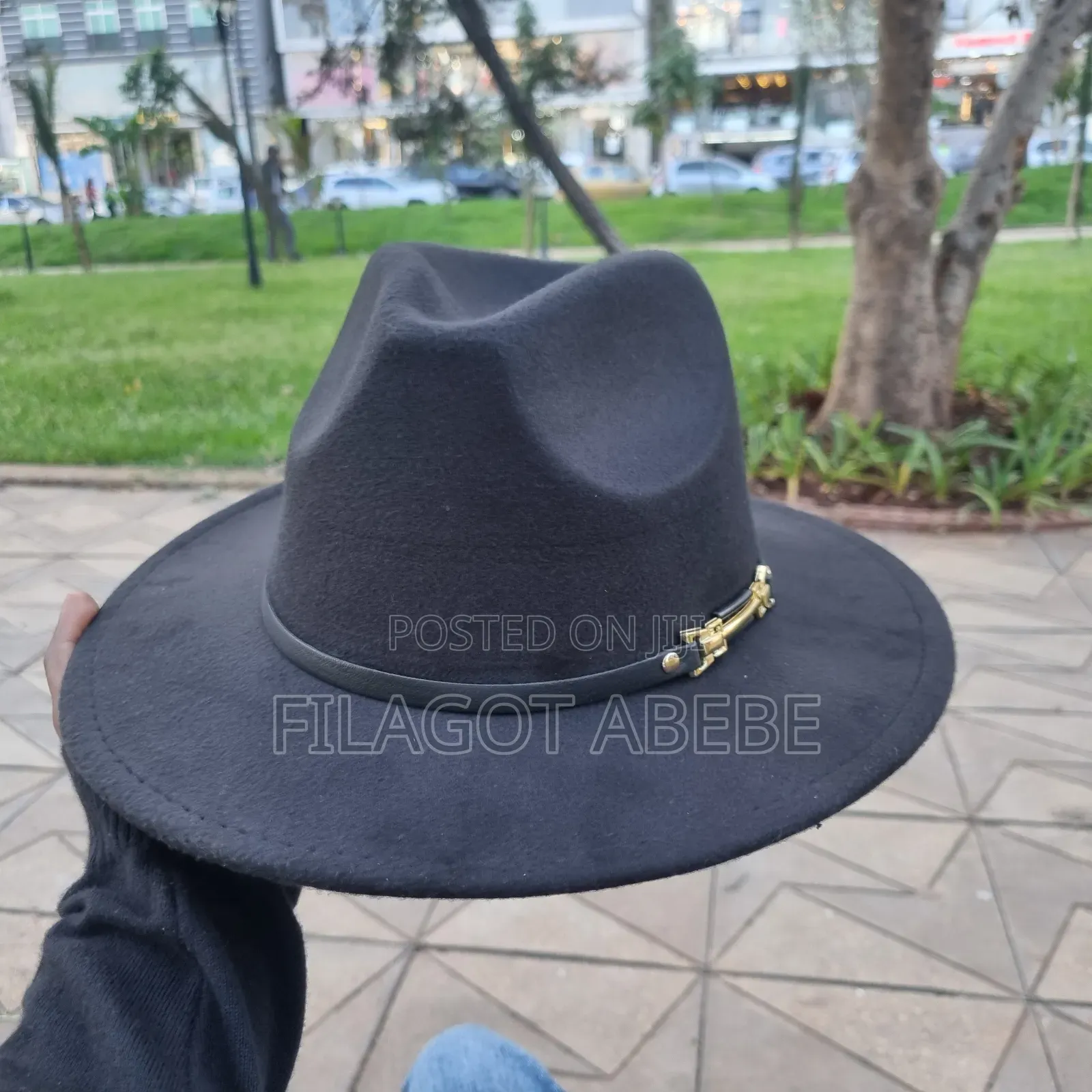 Cowboy Black Color Hat . Available in Different on Hand