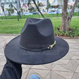 Cowboy Black Color Hat . Available in Different on Hand