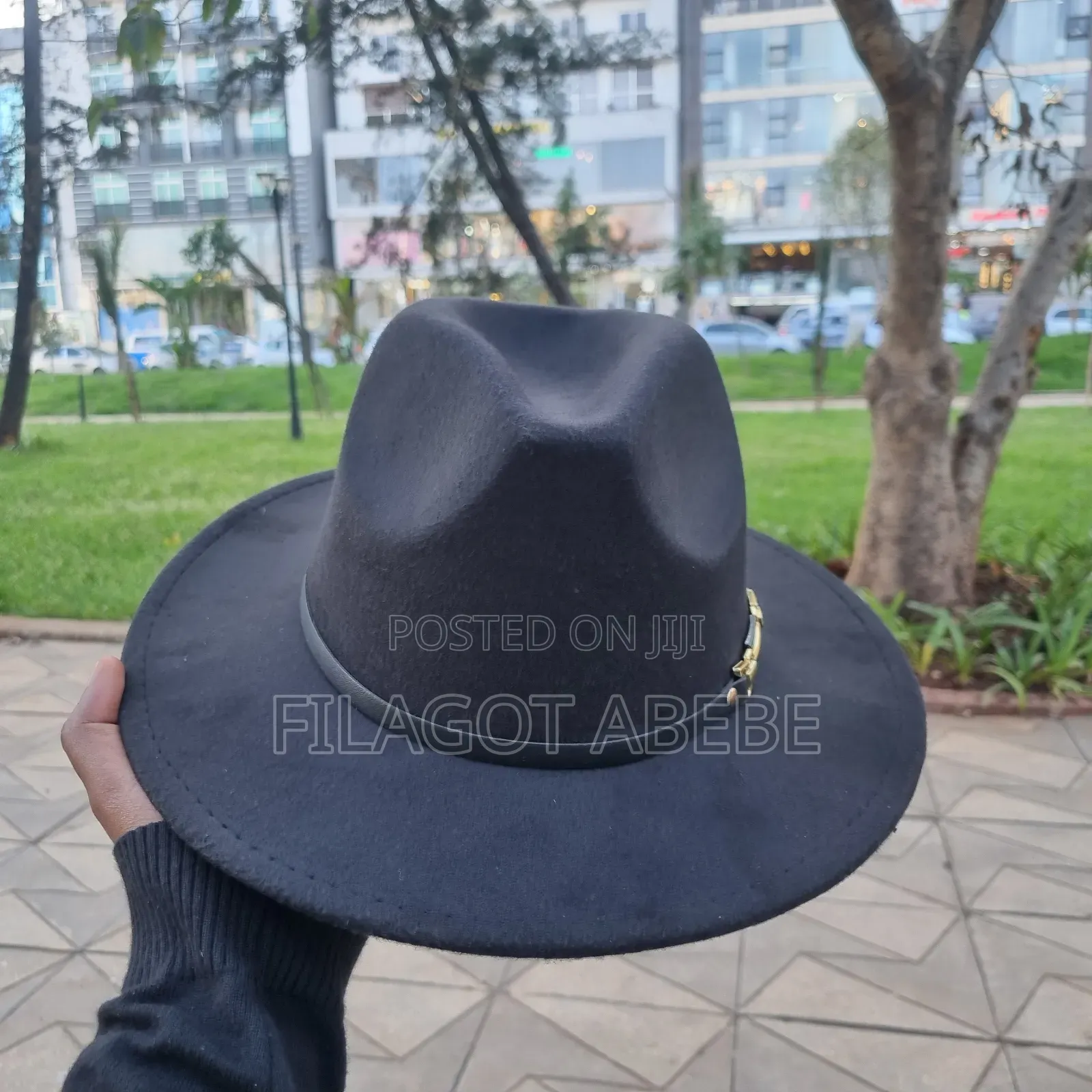 Cowboy Black Color Hat . Available in Different on Hand