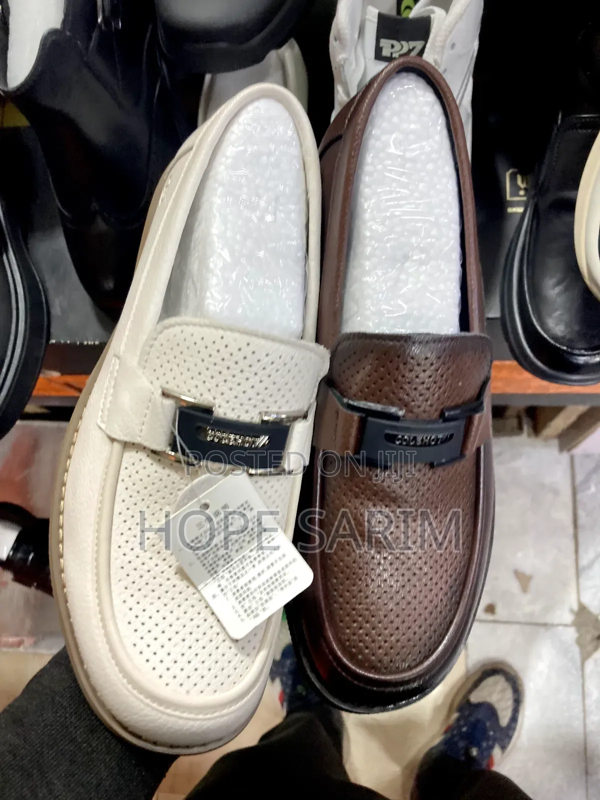 Premium Coleshot Perforated Leather Loafers