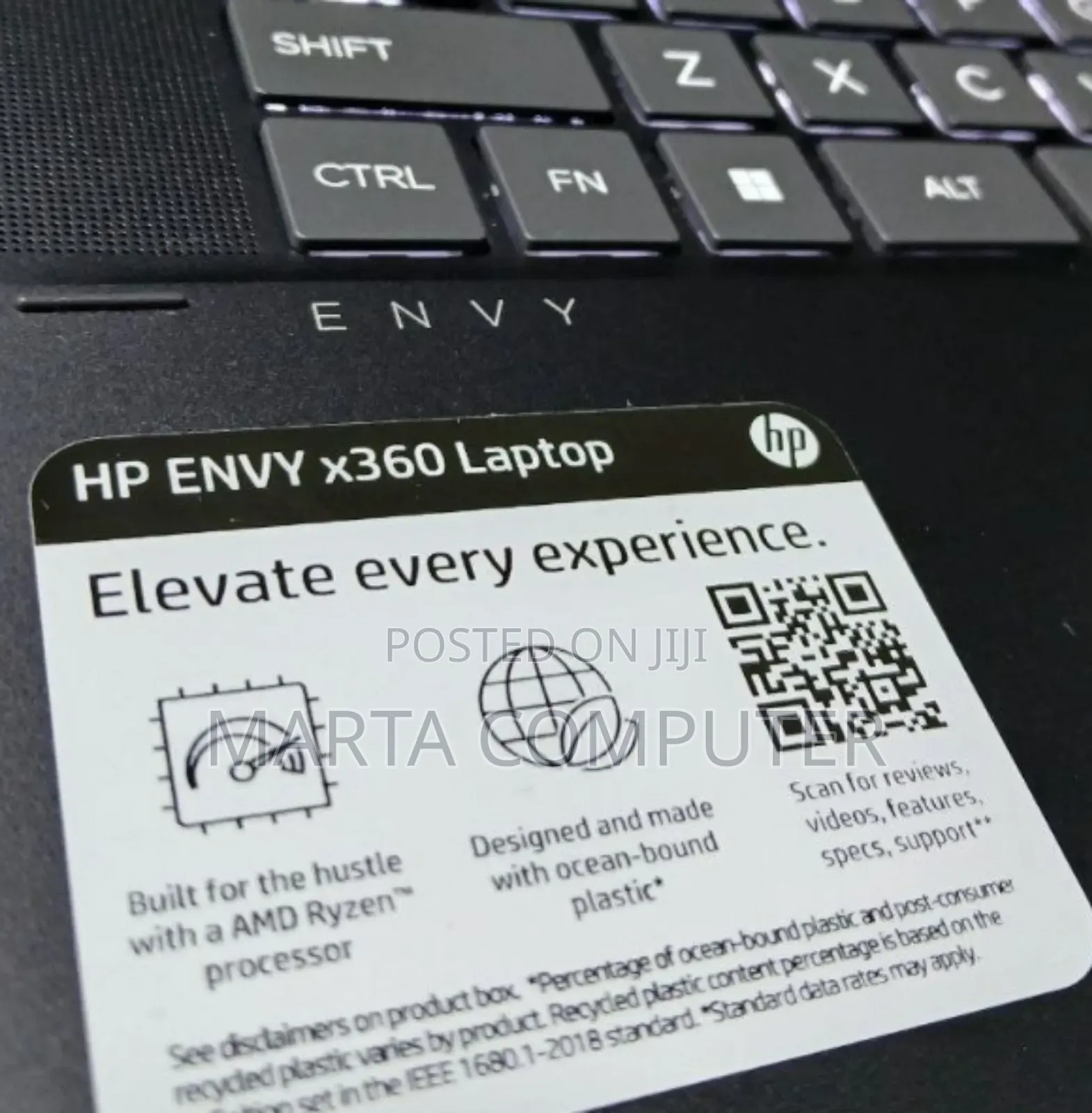 New Laptop HP Envy x360 8GB AMD Ryzen 5 SSD 512GB
