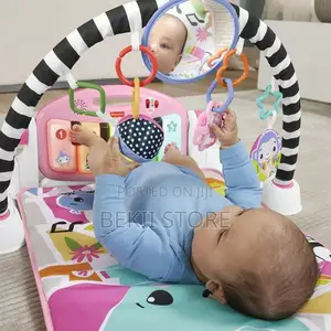 የሕፃናት ፒያኖ Baby Piano Fitness Play Gym Mat With Educational Activity