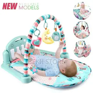 የሕፃናት ፒያኖ Baby Piano Fitness Play Gym Mat With Educational Activity