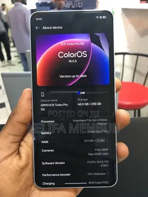 New Oppo K13 5G 256 GB Black