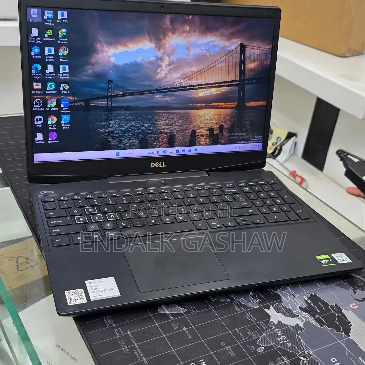 New Laptop Dell G15 5535 32GB Intel Core i7 SSD 512GB