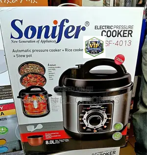 Sonifer 8l Electric Pressure Cooker | Multi-Function | 1300w