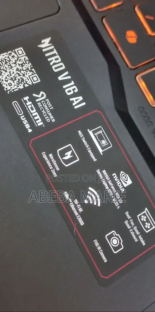 New Laptop Acer Nitro 5 16GB AMD Ryzen 7 SSD 1T