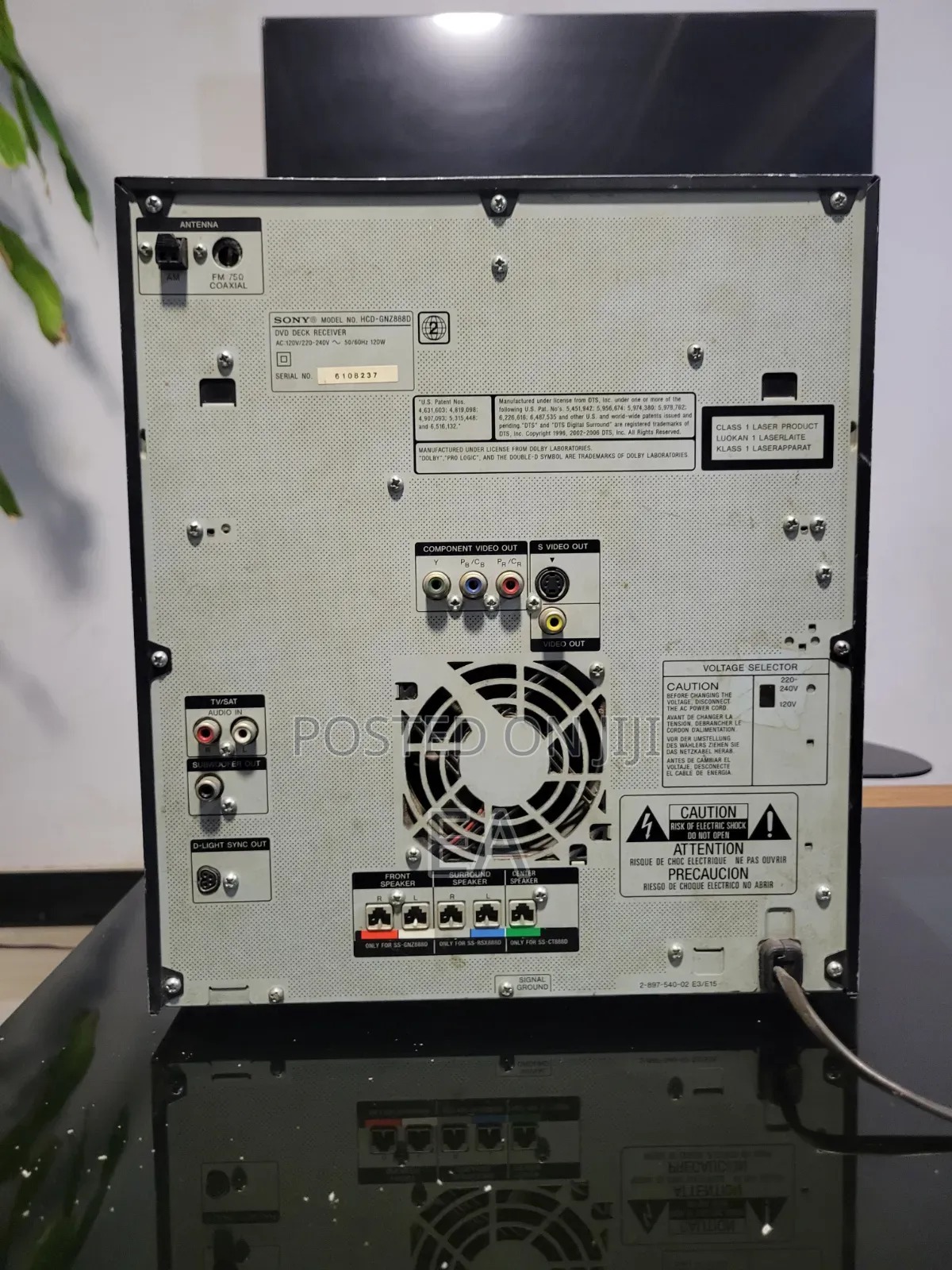 Sony Hi-fi Sound System Model : Hcd-gnz888d