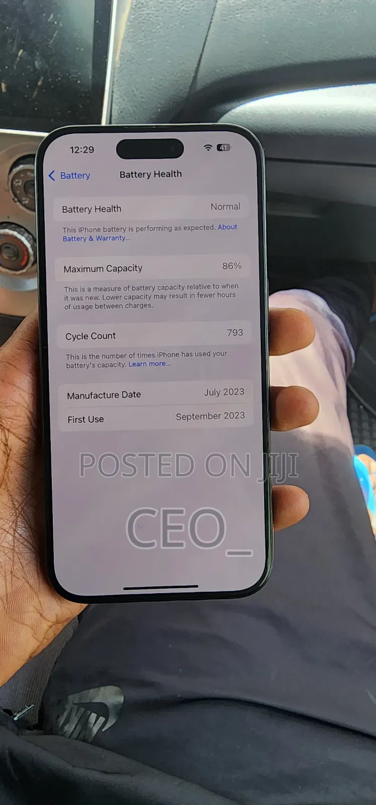 Apple iPhone 15 Pro 256 GB Black