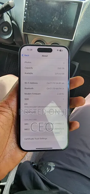 Apple iPhone 15 Pro 256 GB Black
