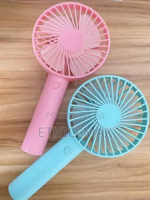 Portable Mini Fan – Rechargeable Battery | Strong Free Delivery