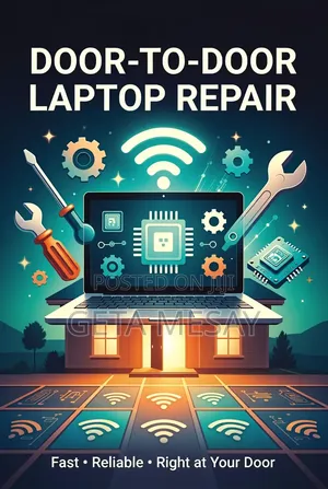የኮምፒተር ጥገና Laptop Computer Repair And Maintaince Door-to-door
