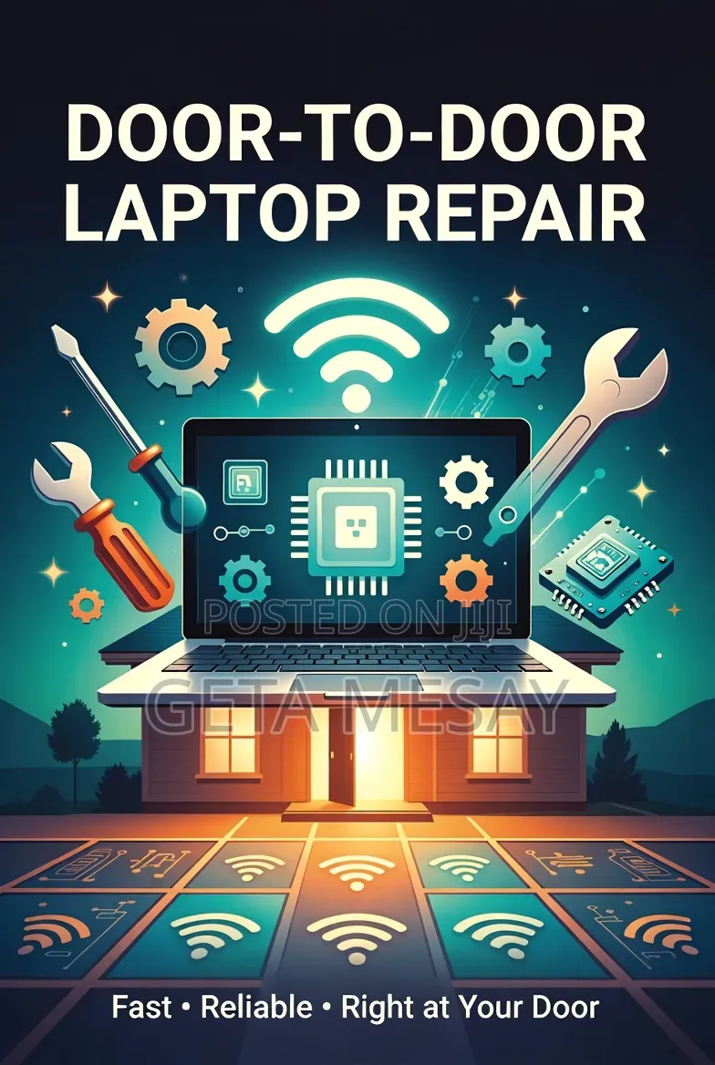 የኮምፒተር ጥገና Laptop Computer Repair And Maintaince Door-to-door
