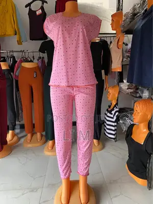 Two Piece Women Pajama Set / ፒጃማ ሴት / Shirt and Pants