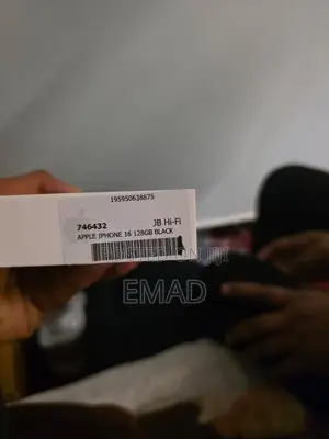 New Apple iPhone 16 128 GB Black