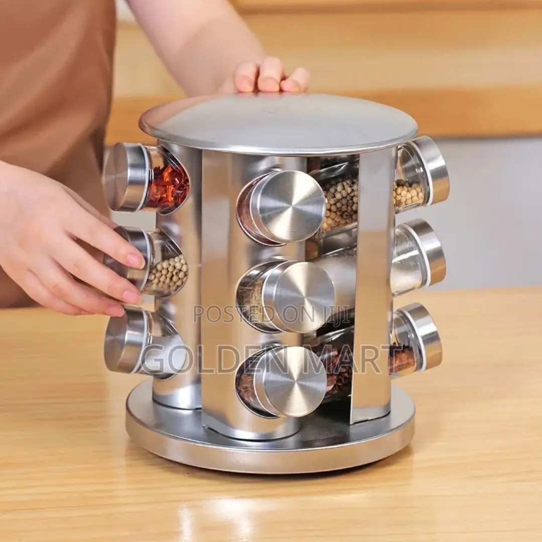 12 Jar Rotating Spice Carousel
