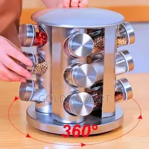 12 Jar Rotating Spice Carousel