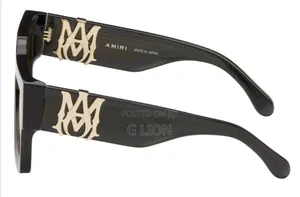 Amiri Black Jumbo Ma Sunglass